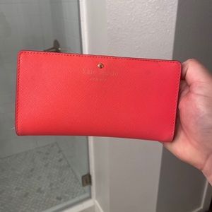 Neon Pink Kate Spade Wallet